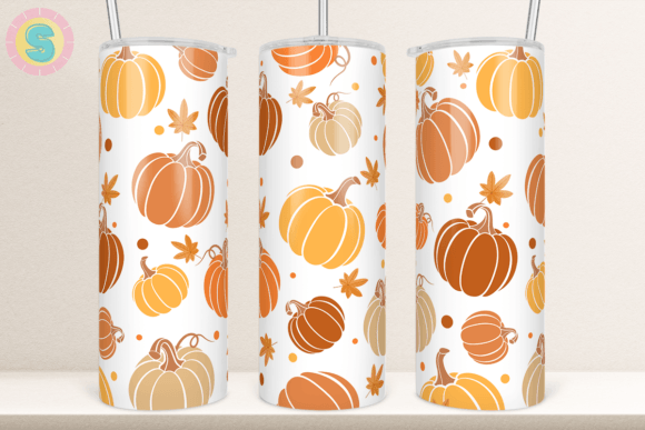 20Oz Fall Pumpkins Tumbler Wrap