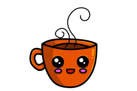 Autumn Coffee Cup Vector Illustration