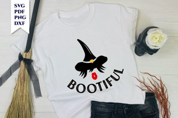 Bootiful Halloween Quotes SVG Witch Hat
