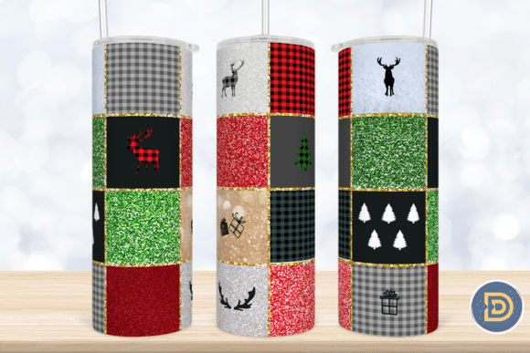 Buffalo Plaid Christmas 20Oz Tumbler PNG