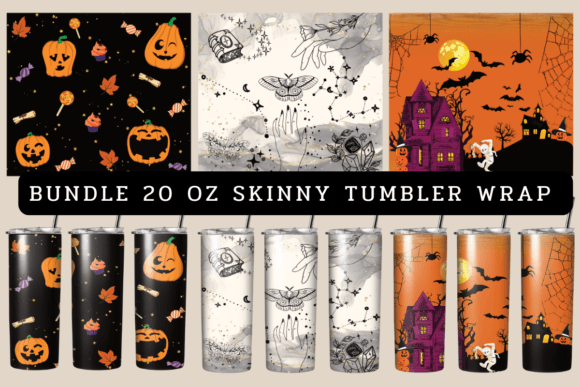 Halloween Bundle Tumbler Wrap