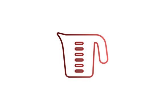 Measuring Cup Icon Vector Illustration