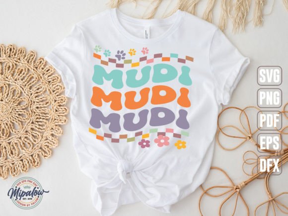 Mudi Svg, Groovy Wavy Retro